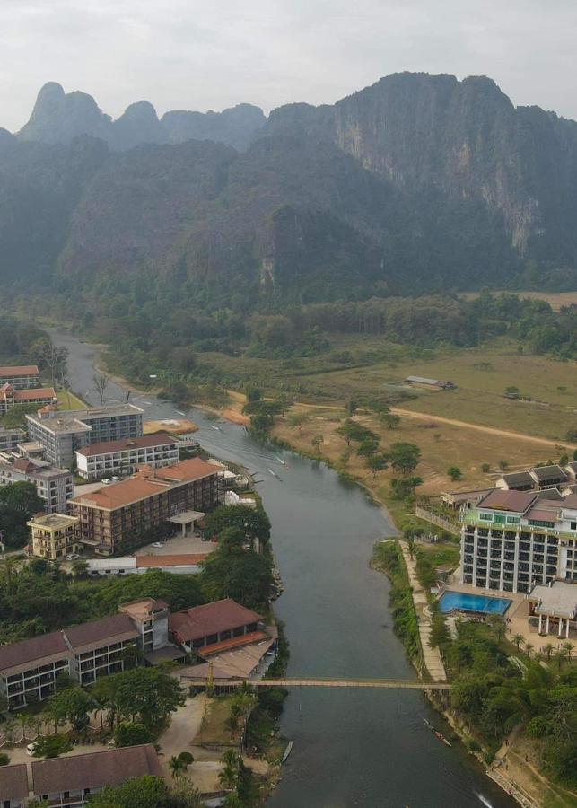 Downtown Vang Vieng Hotel Ngoại thất bức ảnh