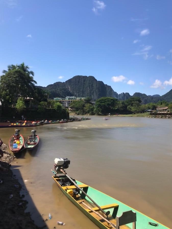 Downtown Vang Vieng Hotel Ngoại thất bức ảnh